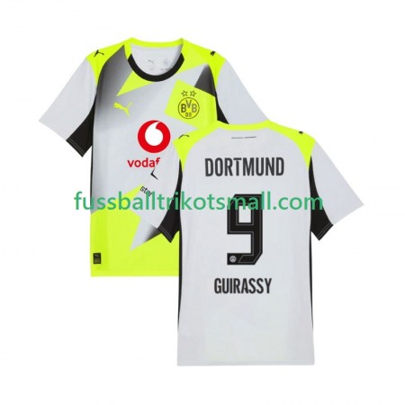Fußballtrikots Borussia Dortmund Serhou Guirassy 9 2025-2026 Kurzarm Auswärts-trikot kaufen